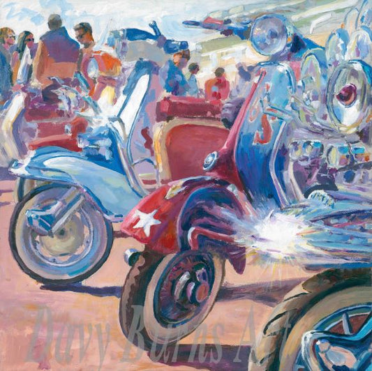 Exploring Scooter Culture: Davy Burns Art Gallery